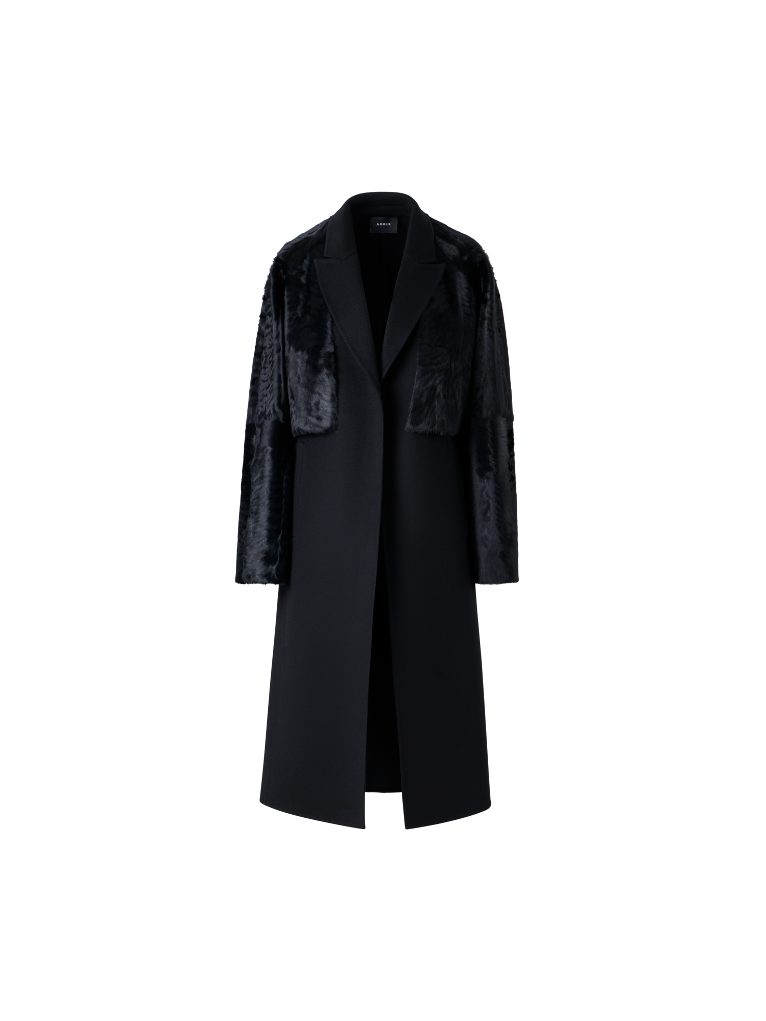 カシミヤダブルフェイス＆アニェッロファー ・コート“The Duo Coat 