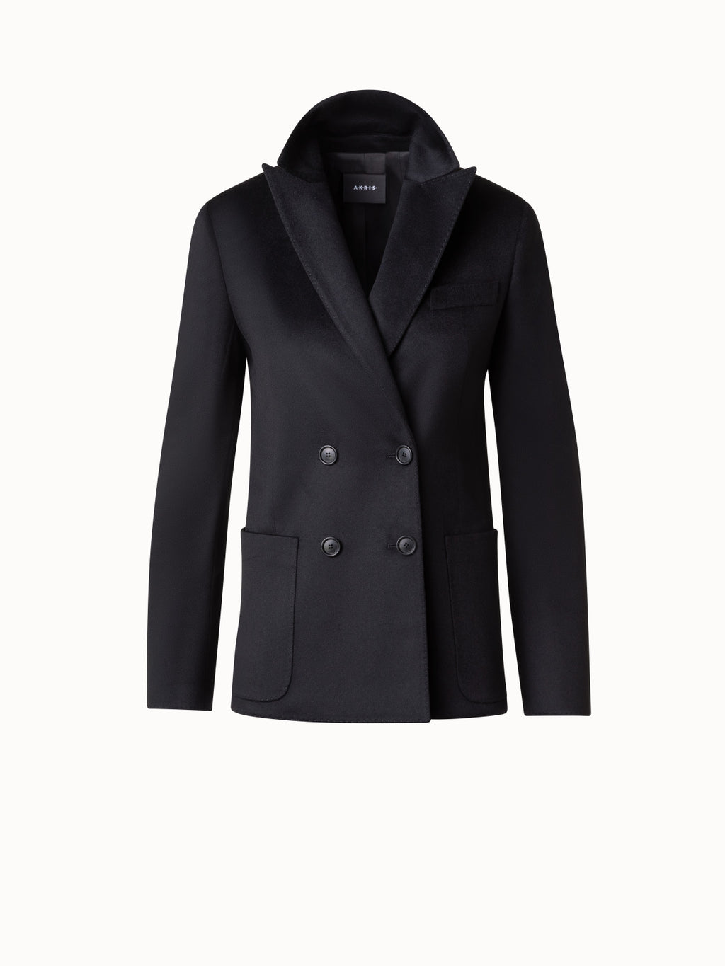 AKRIS*アクリス カシミヤ100% ショートコート ジャケット アウター カシミヤ・ジャケット