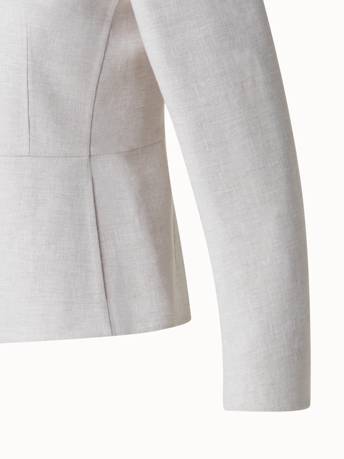 ツイスト リネン ダブルフェイス ・ジャケット