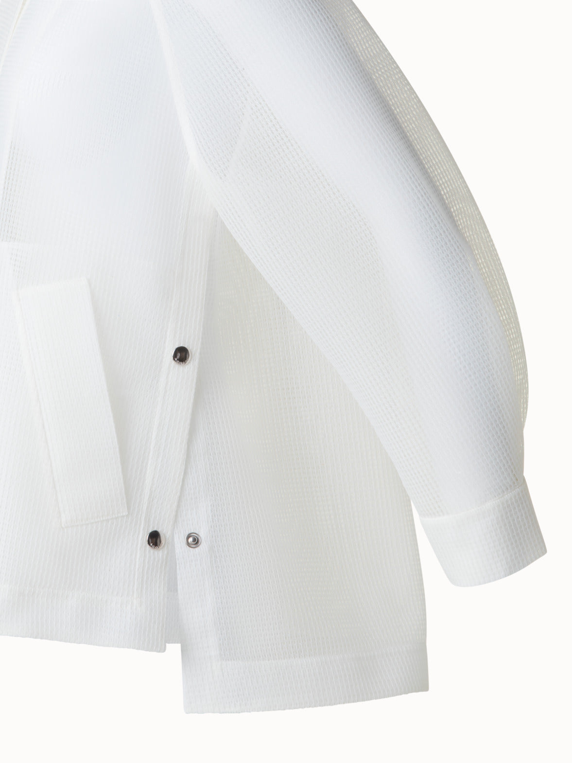 Wasserabweisender und Transparenter Parka - Weiss