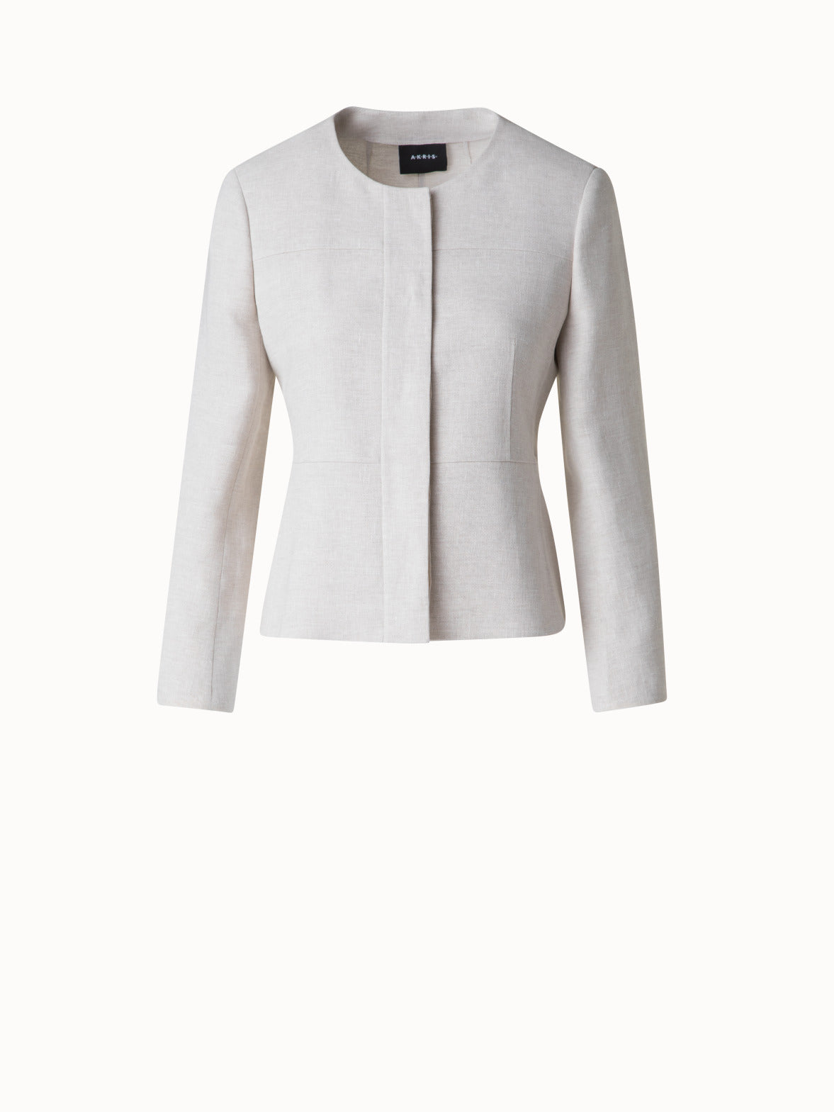 ツイスト リネン ダブルフェイス ・ジャケット