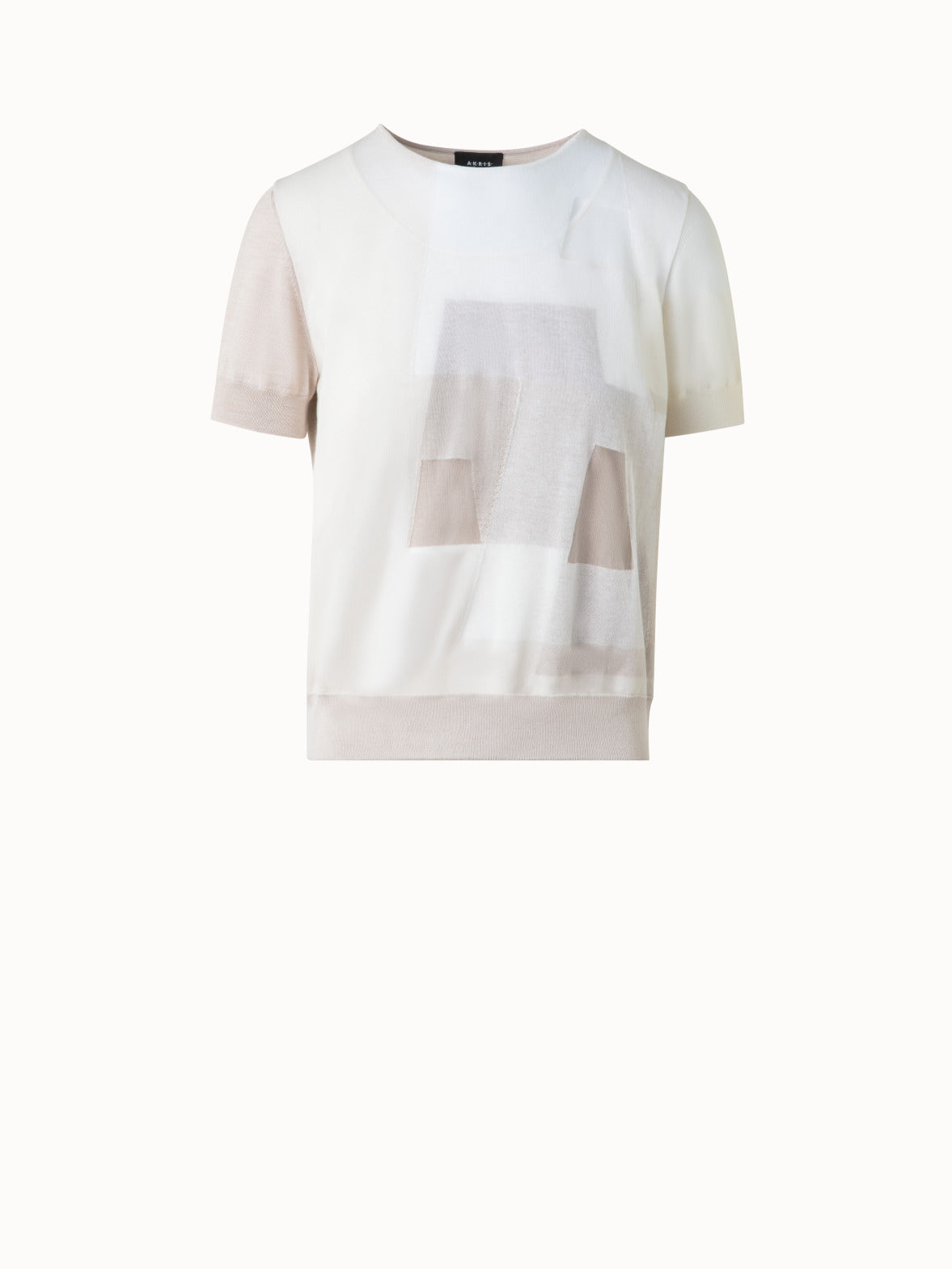 コットンシルクブレンド ・ニットプルオーバー