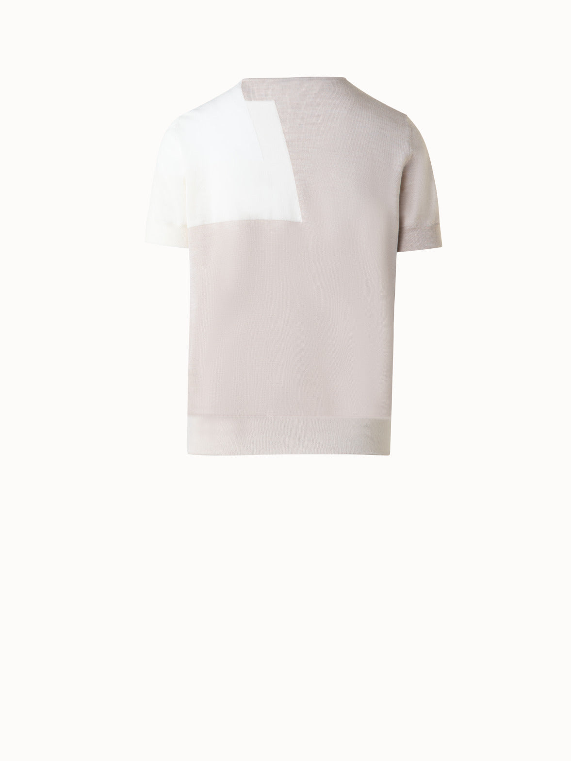 コットンシルクブレンド ・ニットプルオーバー