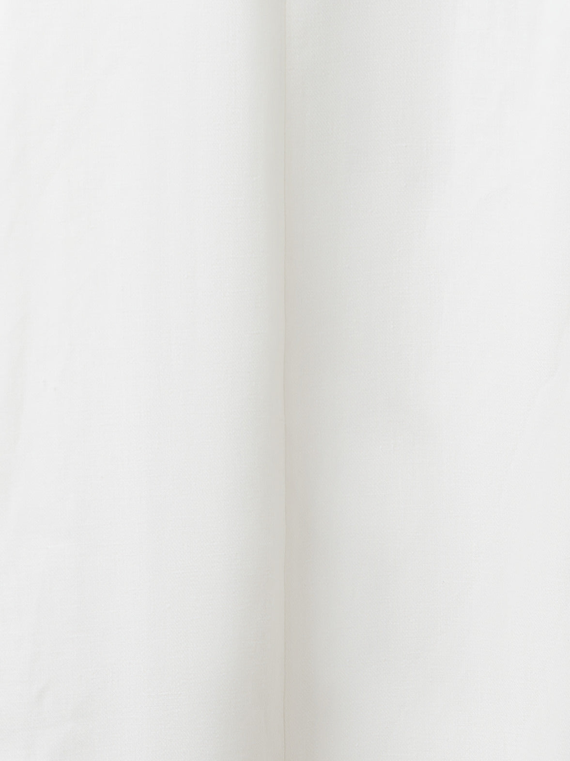 Pleated Midi Skirt in Linen Wool Blend - neutral - ecru - white