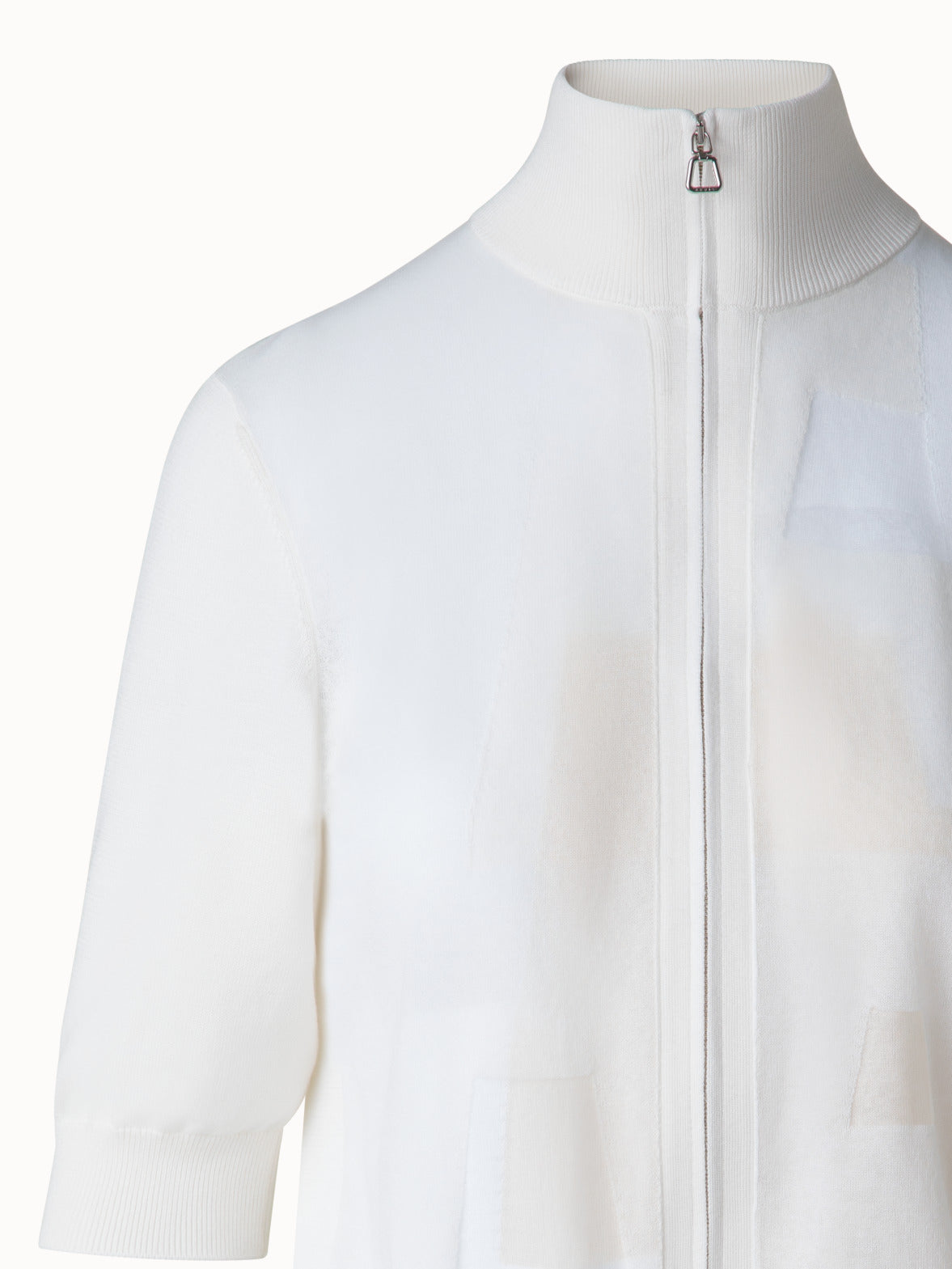 コットンブレンド ・ニットカーディガン