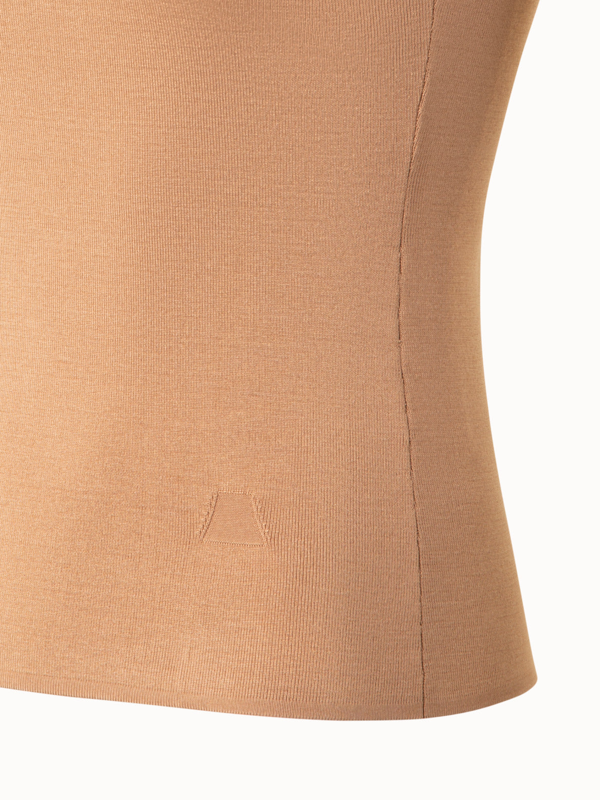 シルクストレッチ ・ニットトップ