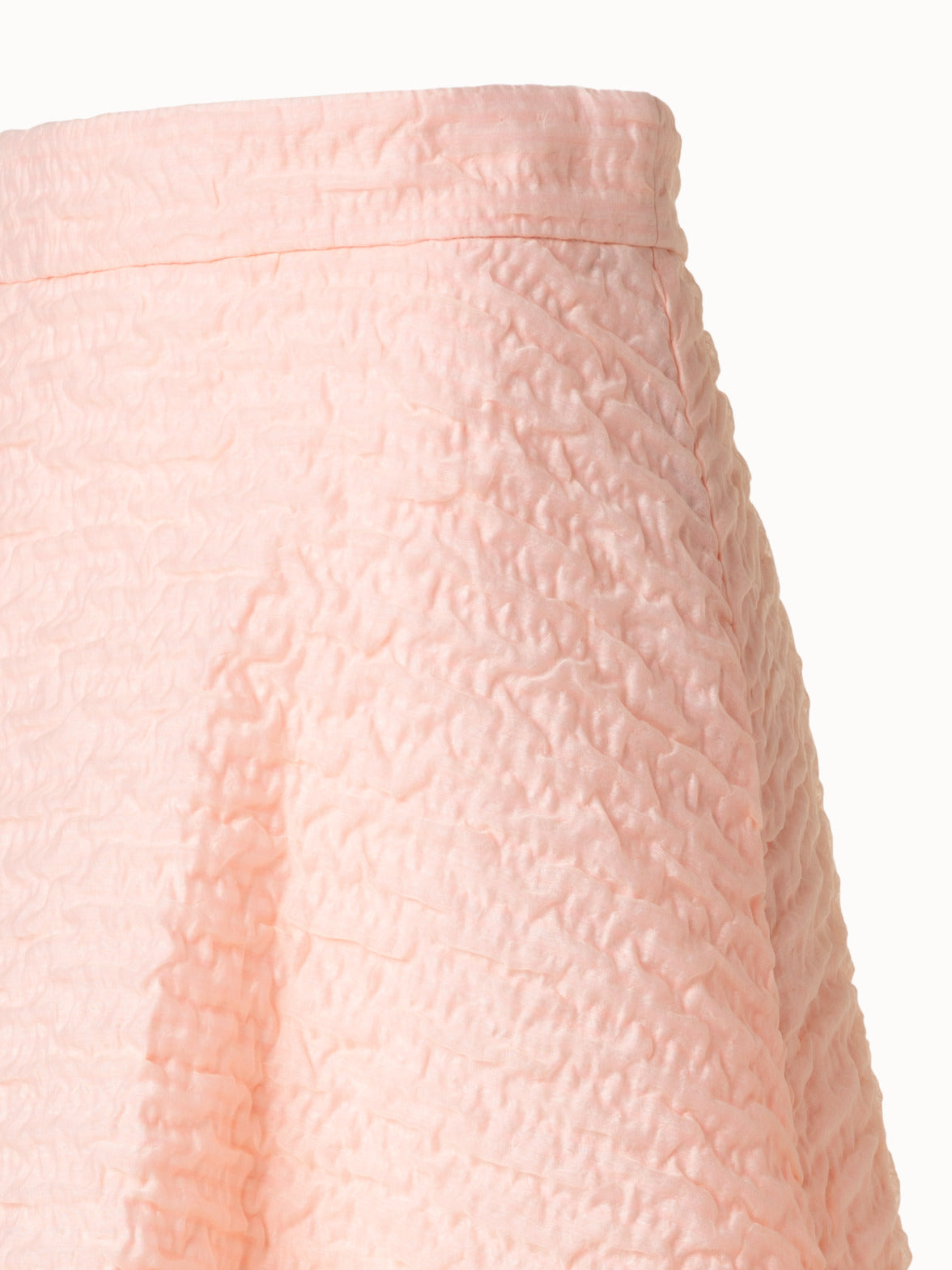 3D テクノ コットン ブレンドオーガン ・スカート