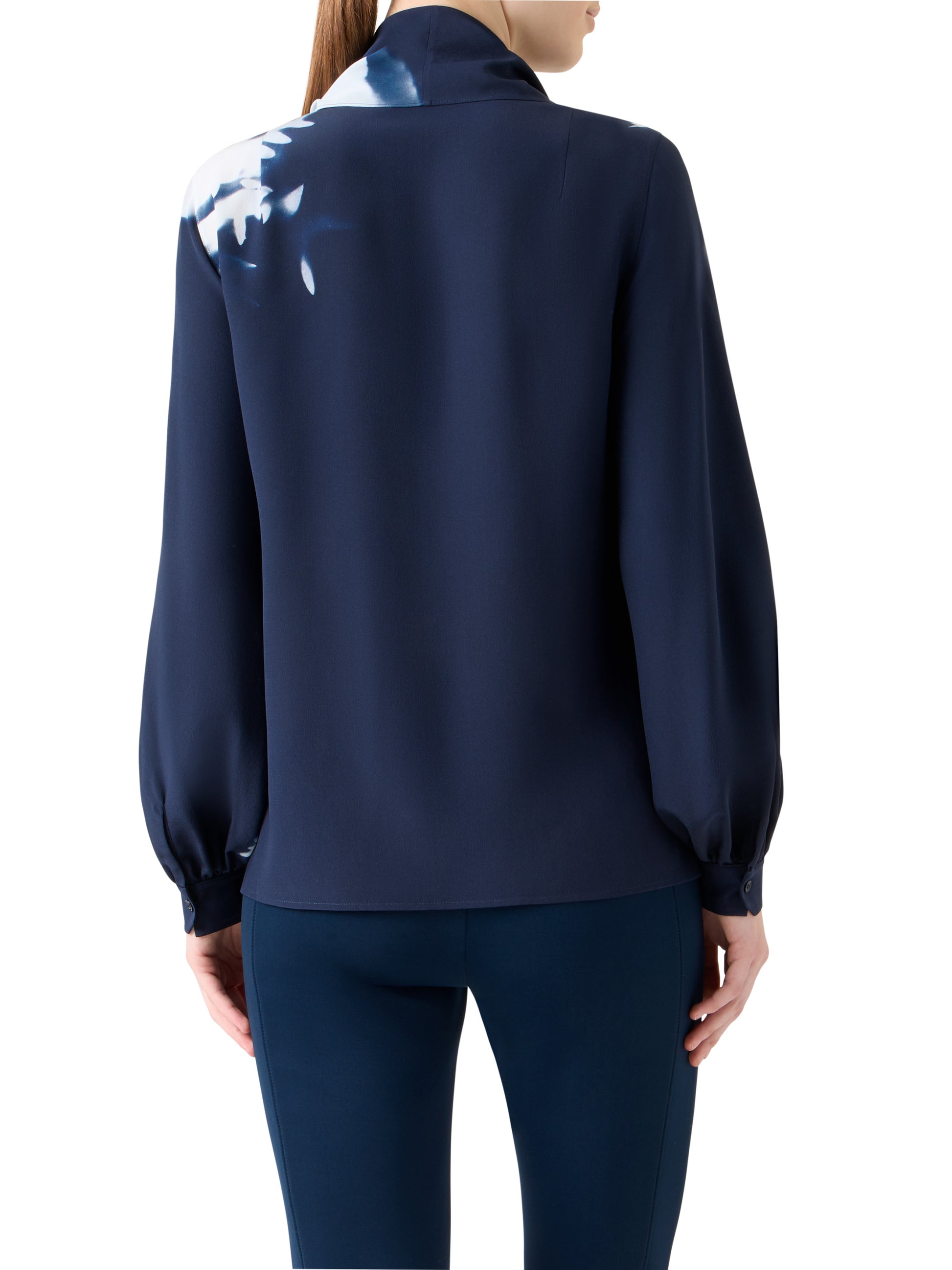 シルククレープ ・ブラウス