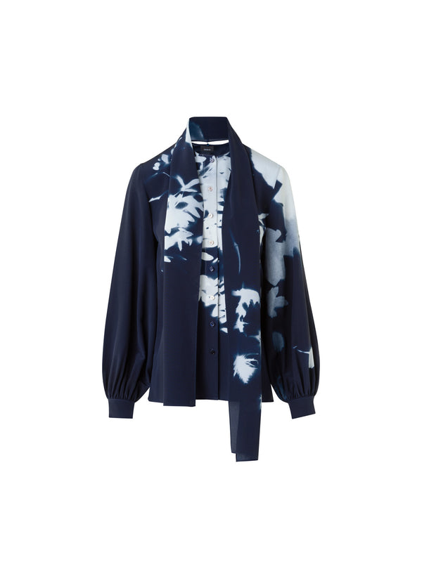 シルククレープ ・ブラウス