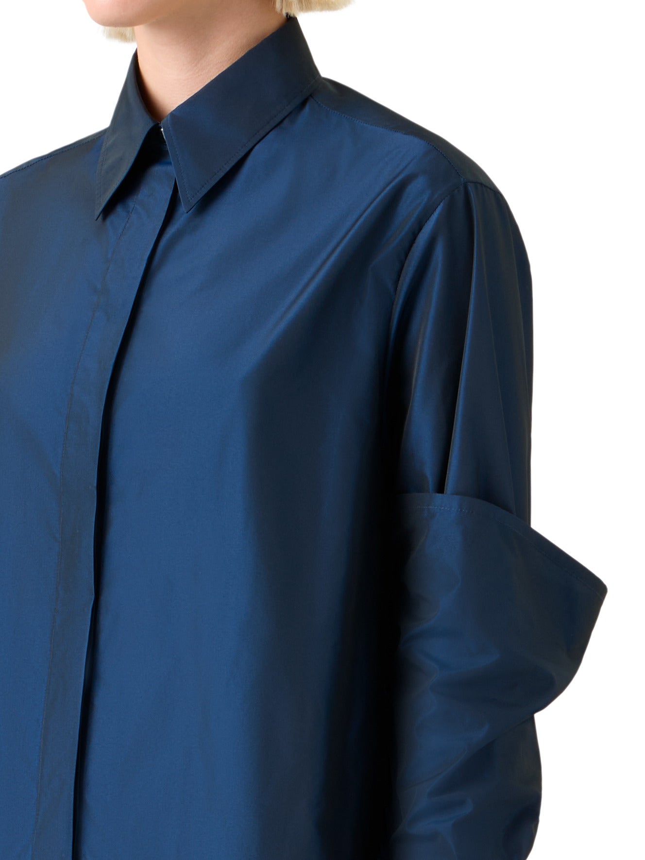 シルクタフタ ・ブラウス