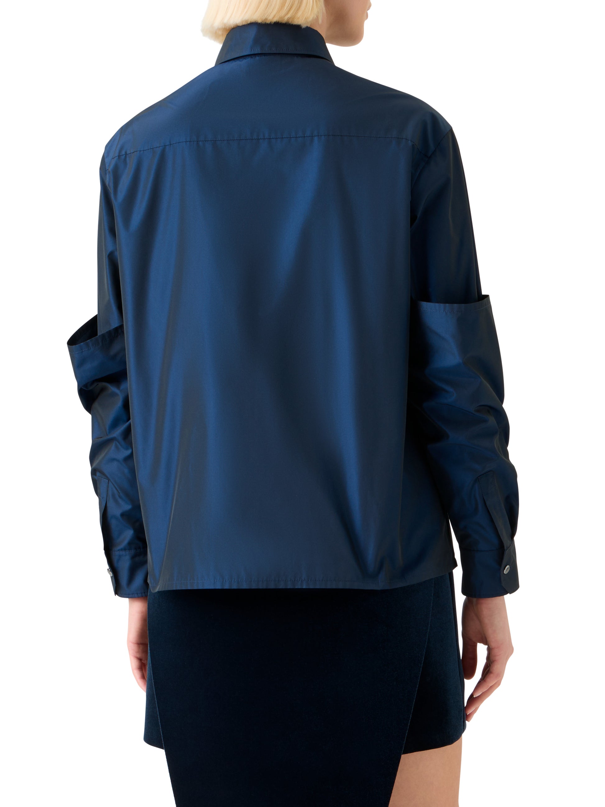 シルクタフタ ・ブラウス