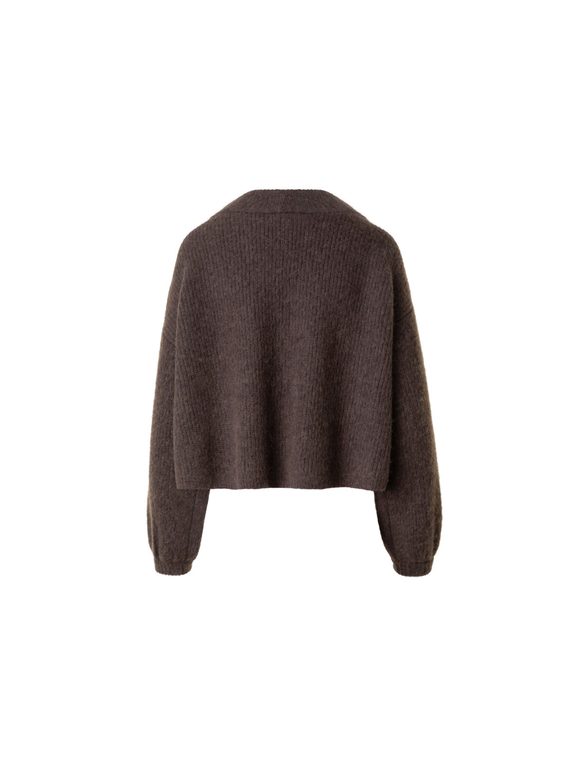 アルパカウールブレンド ・ニットカーディガン