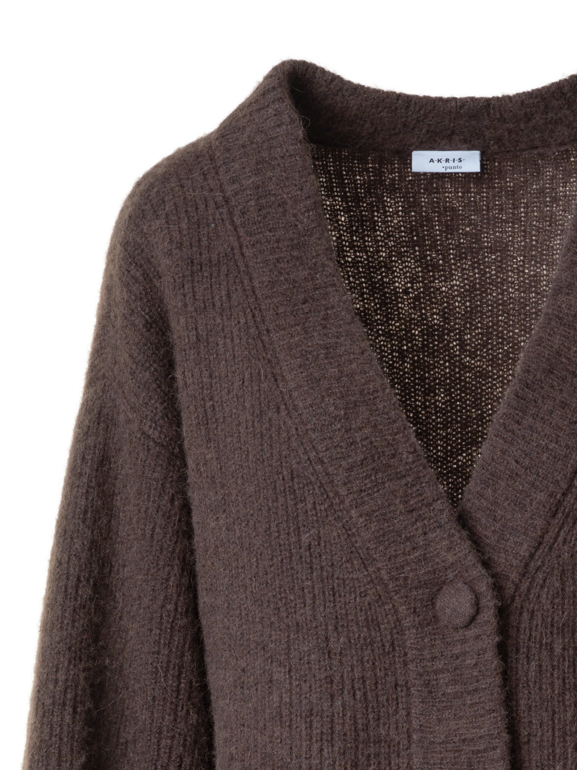 アルパカウールブレンド ・ニットカーディガン