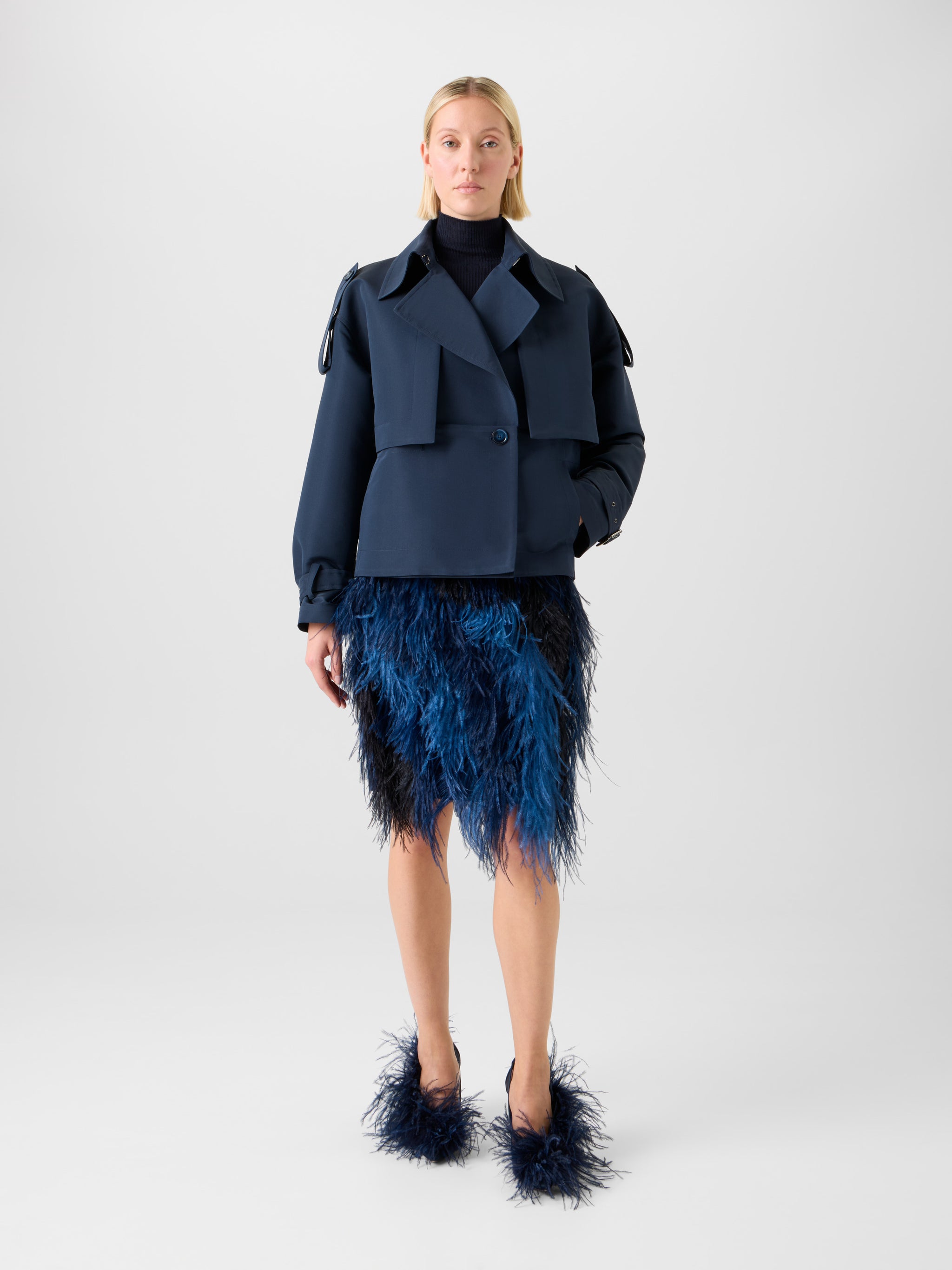 オットマンシルク ・コート“The Duo Trench Coat（デュオ・トレンチ