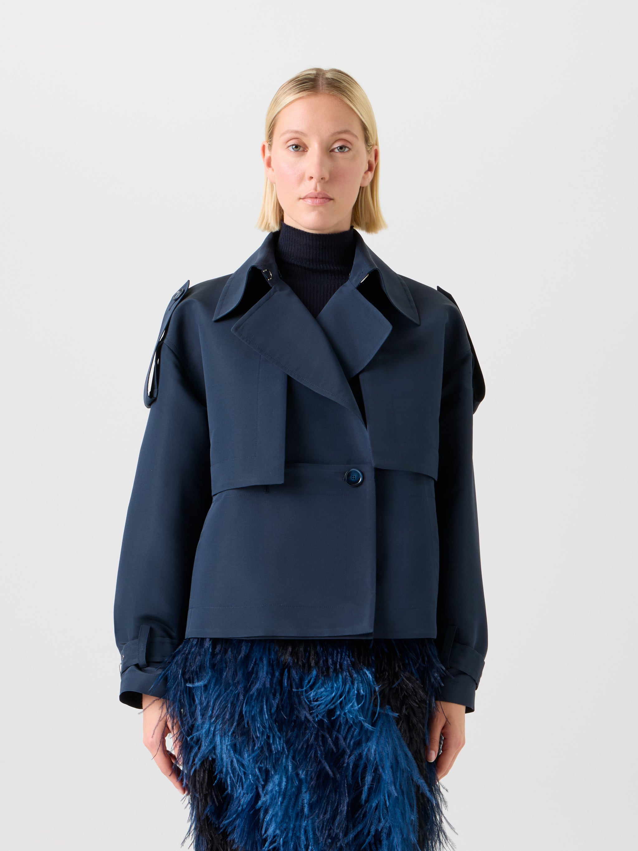 オットマンシルク ・コート“The Duo Trench Coat（デュオ・トレンチ