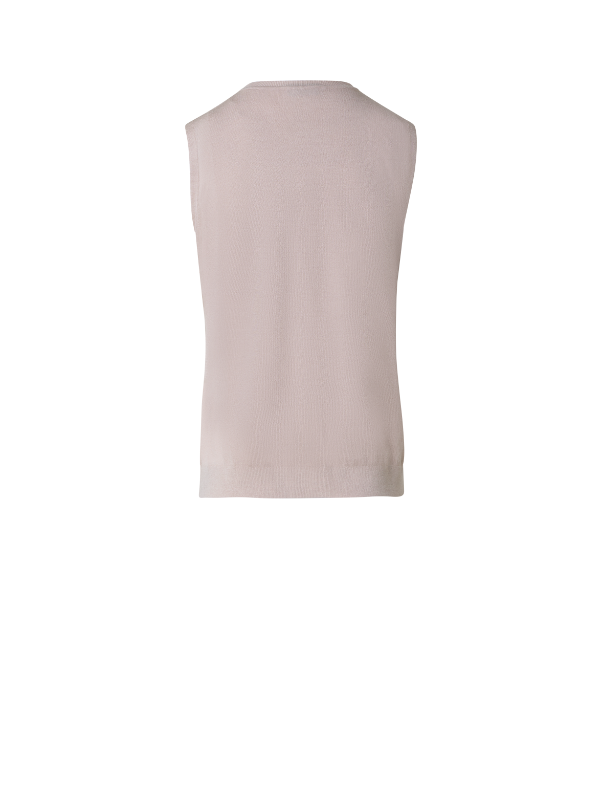 Semi-Sheer Knit Top in Silk Cotton Blend