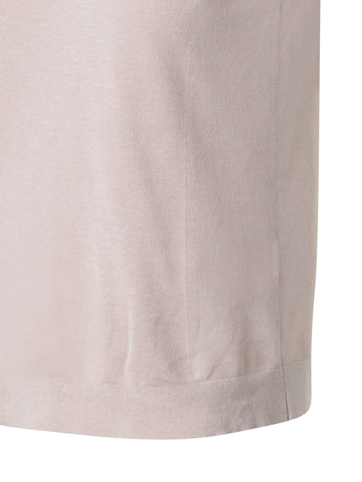 Semi-Sheer Knit Top in Silk Cotton Blend