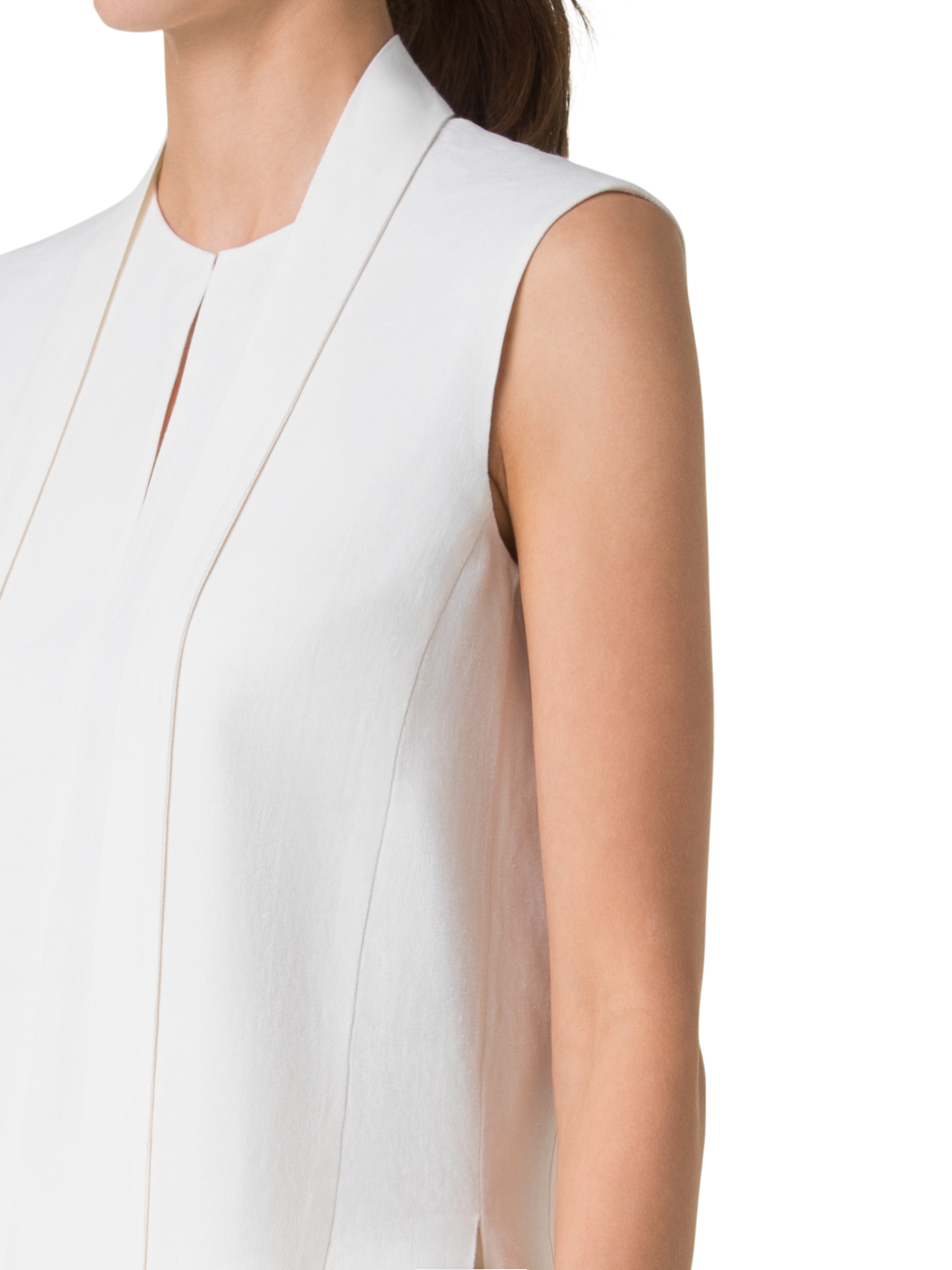 ストーンウォッシュツイストリネンブレンド ・ブラウス