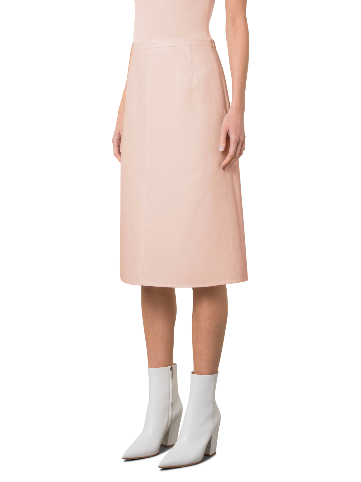 コットンシルクダブルフェイス ・スカート