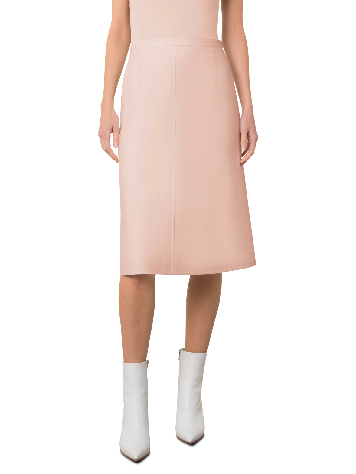 コットンシルクダブルフェイス ・スカート