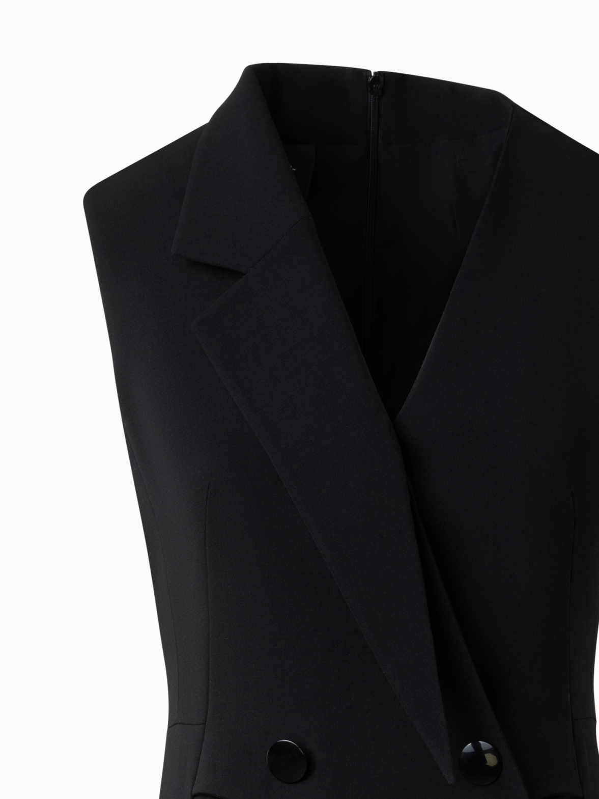 極美品✨定価7万　デパリエ　ダブルフェイスロングジレ　ウール　ブラック　38 送料無料】ダブルフェイス ロングコート | GALERIE VIE (Women