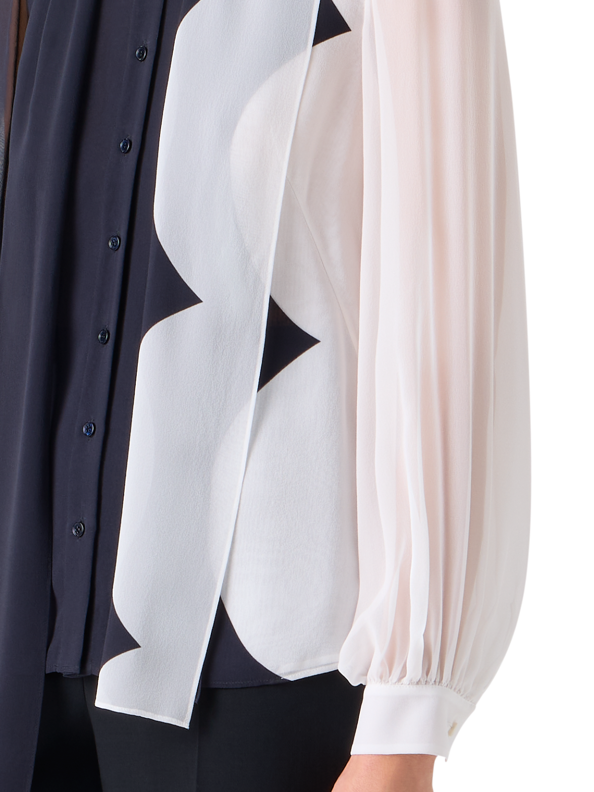 シルクジョーゼット ・ブラウス