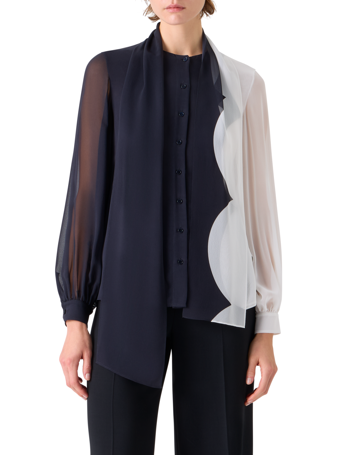 シルクジョーゼット ・ブラウス