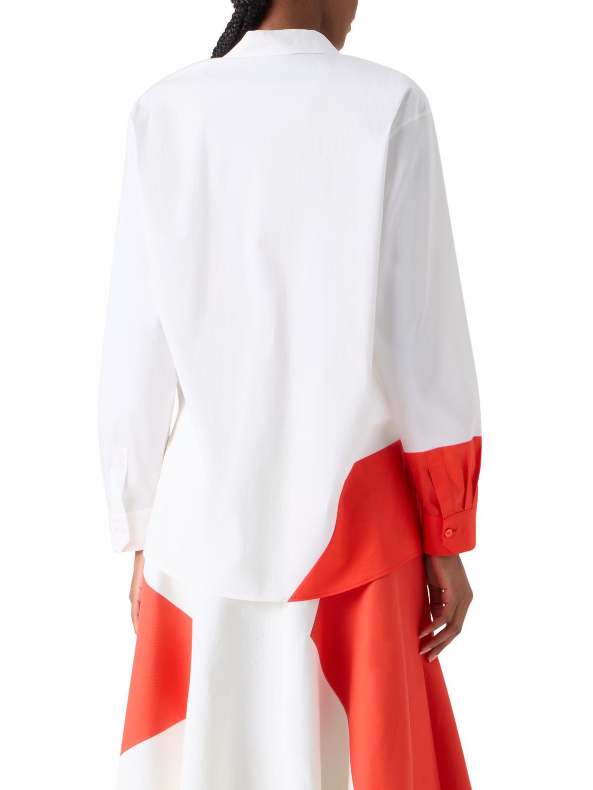 コットンポプリン ・ブラウス