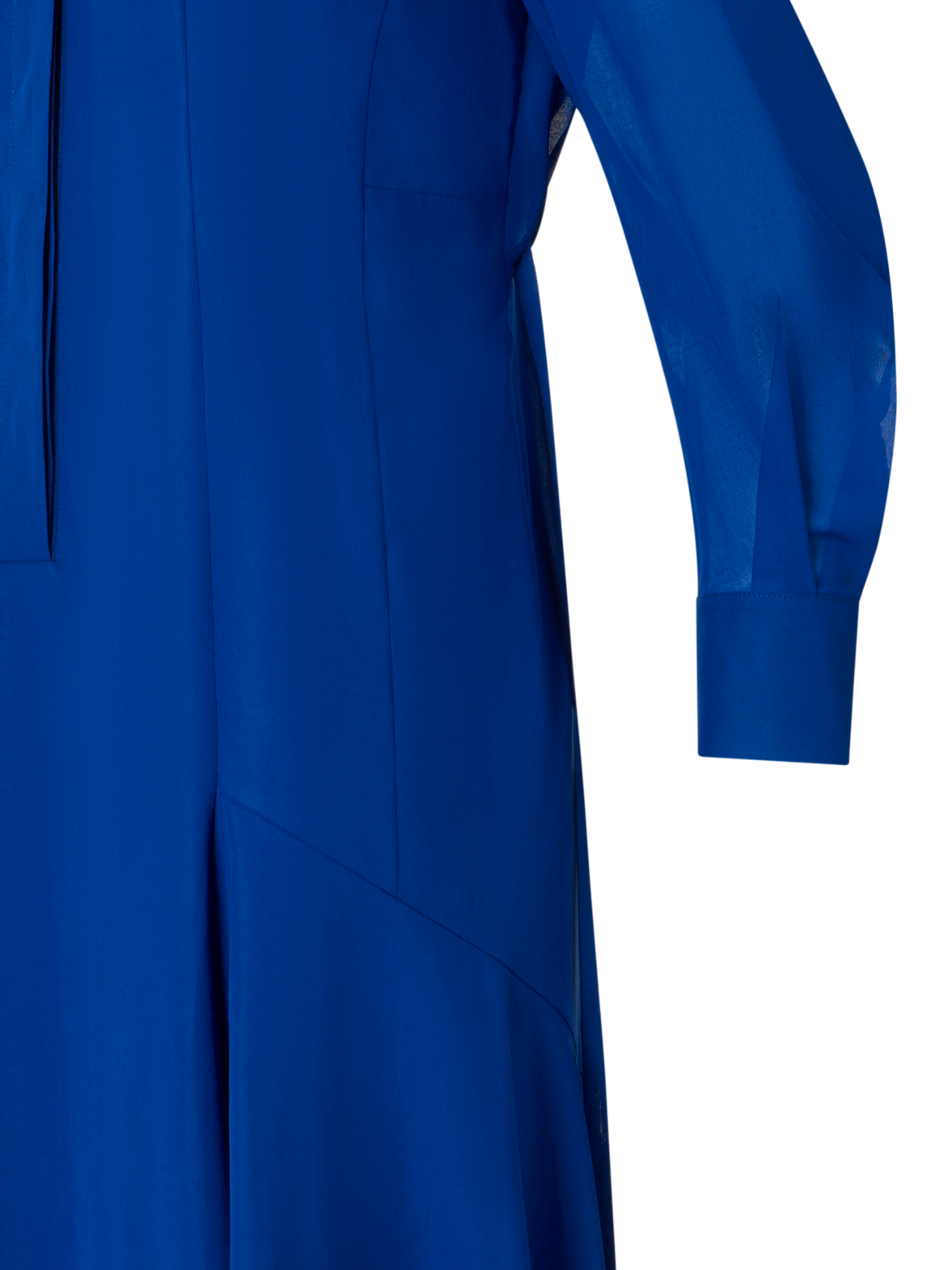 Cotton Voile Midi Dress with Open Back