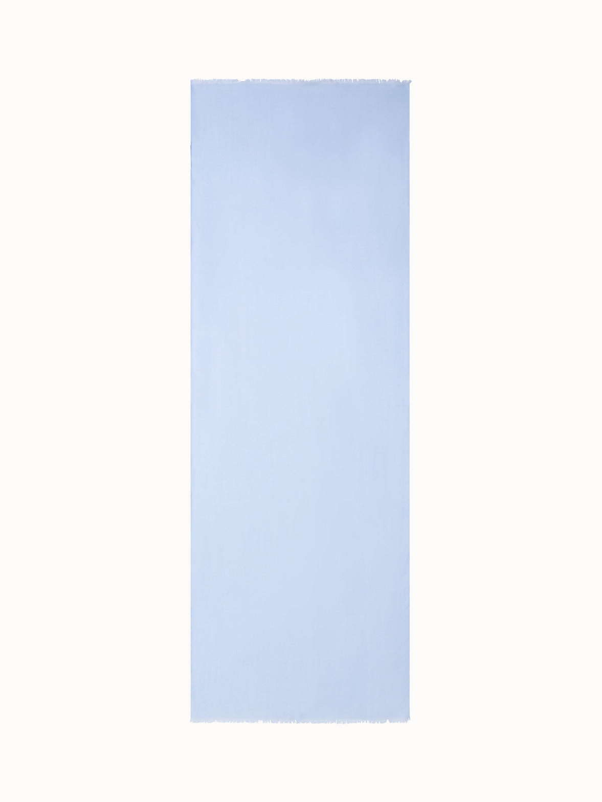 Fringed Cashmere Silk Scarf - blue