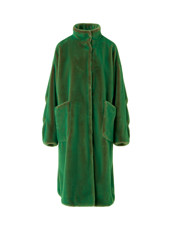 Designer シャンジャンフェイクファー コート The Lucas Coat（ルーカス・コート） - グリーン