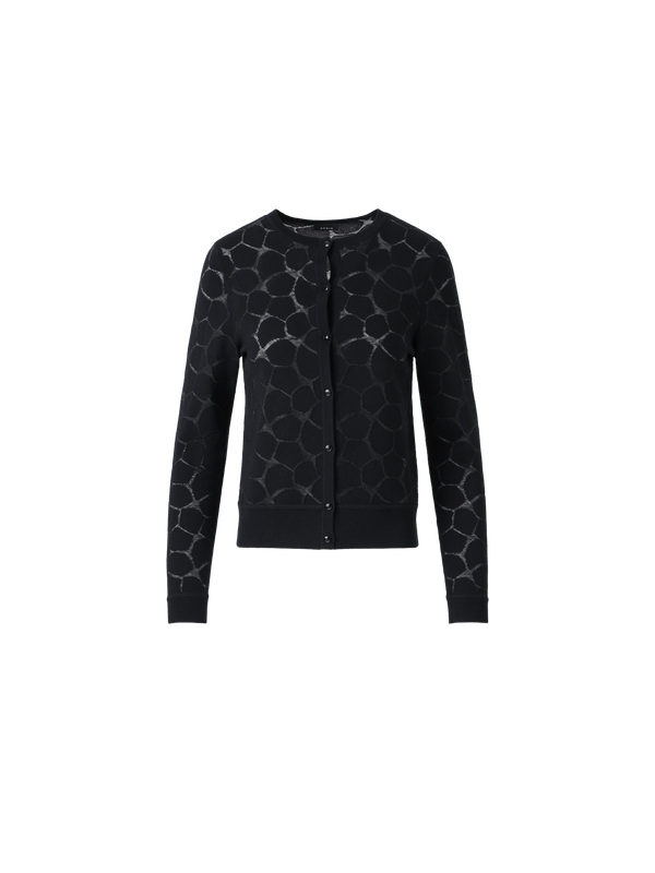 Designer ウールシルク ・ニットカーディガン