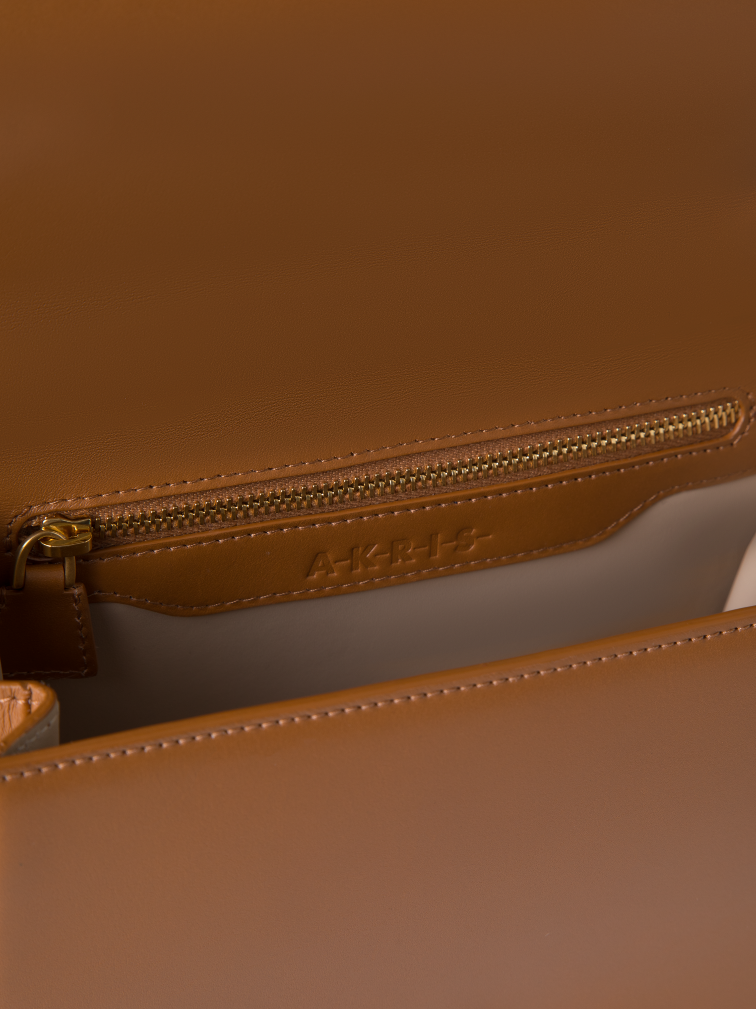 Designer アクリス アリス スモールトップハンドル - ブラウン