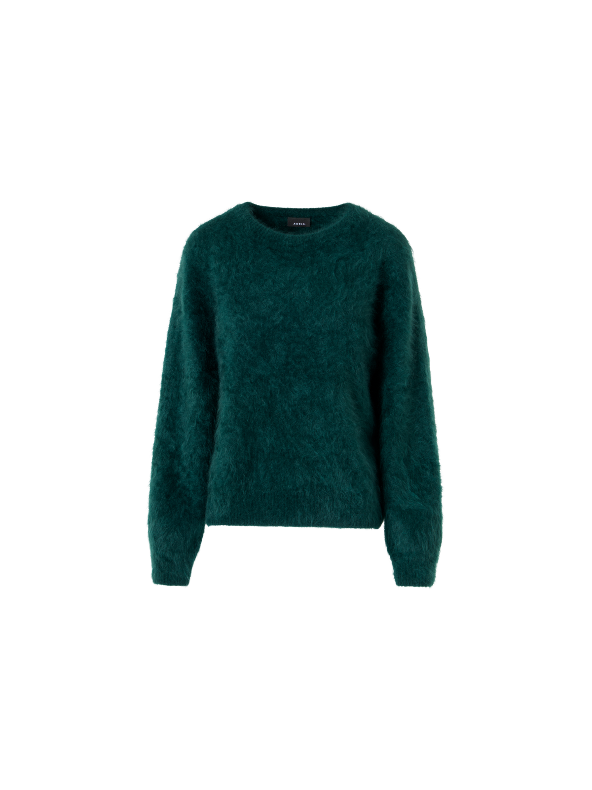 Designer クラウドカシミヤ ニットプルオーバー - グリーン