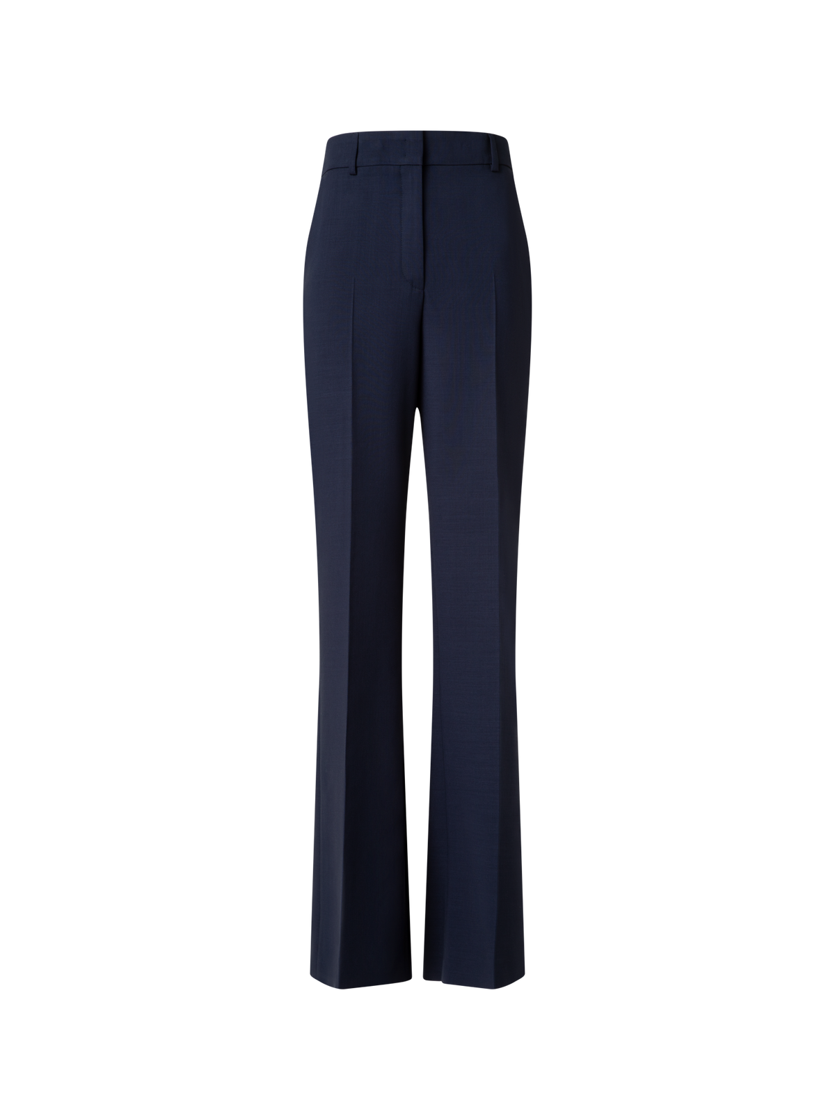 Designer ウールダブルフェイス ・パンツ - ネイビー - ブルー