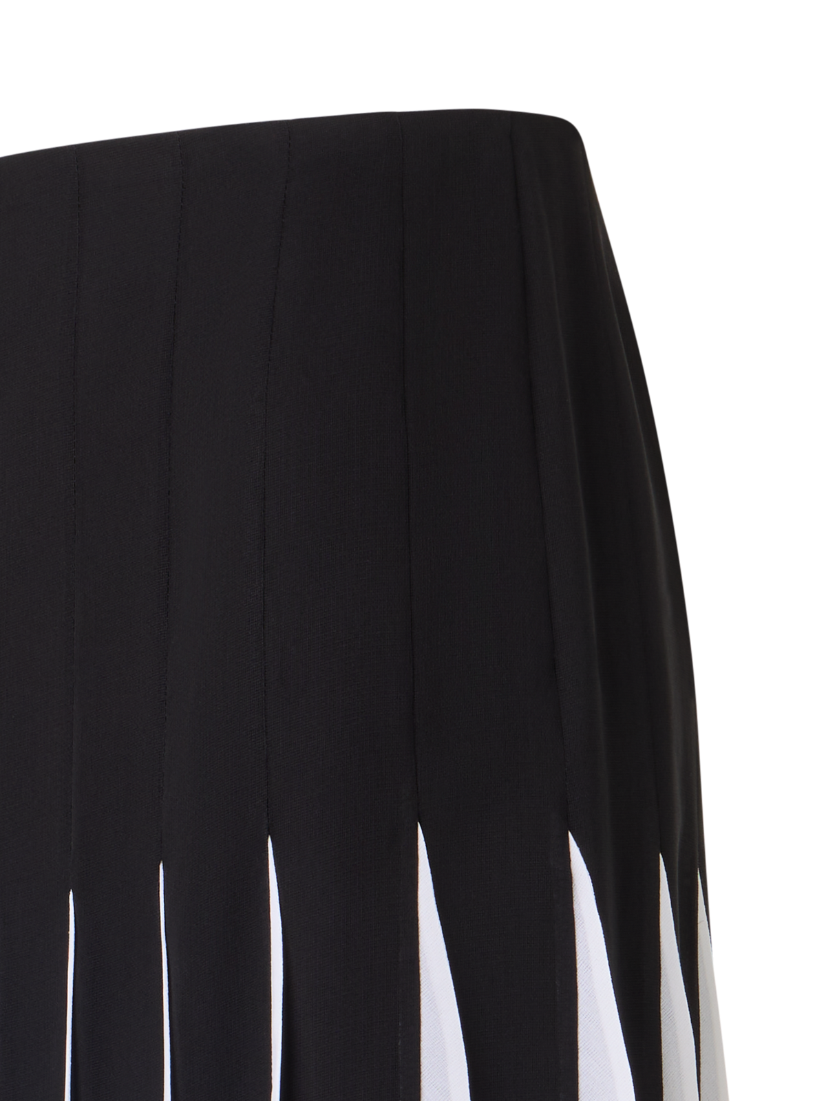 Designer パナマシルクオーガンザ ・スカート - ブラック