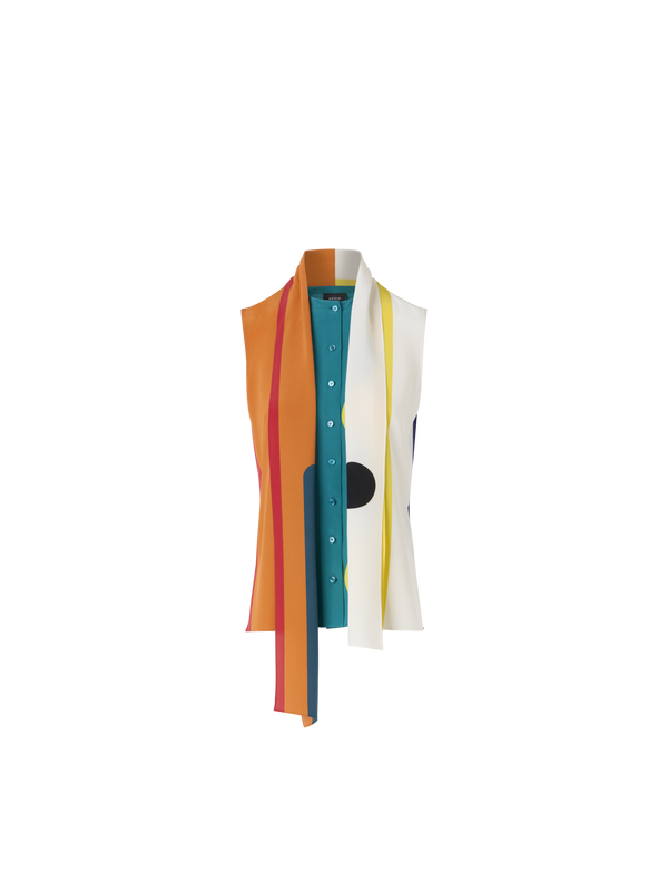 Designer シルククレープ ・ブラウス