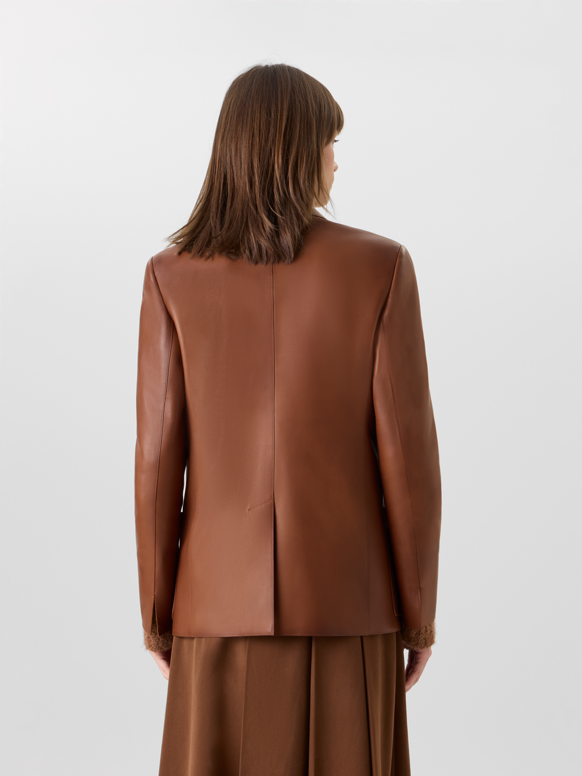 Designer ラムナッパレザー ジャケット The Kora Jacket（コーラ・ジャケット） - ブラウン 