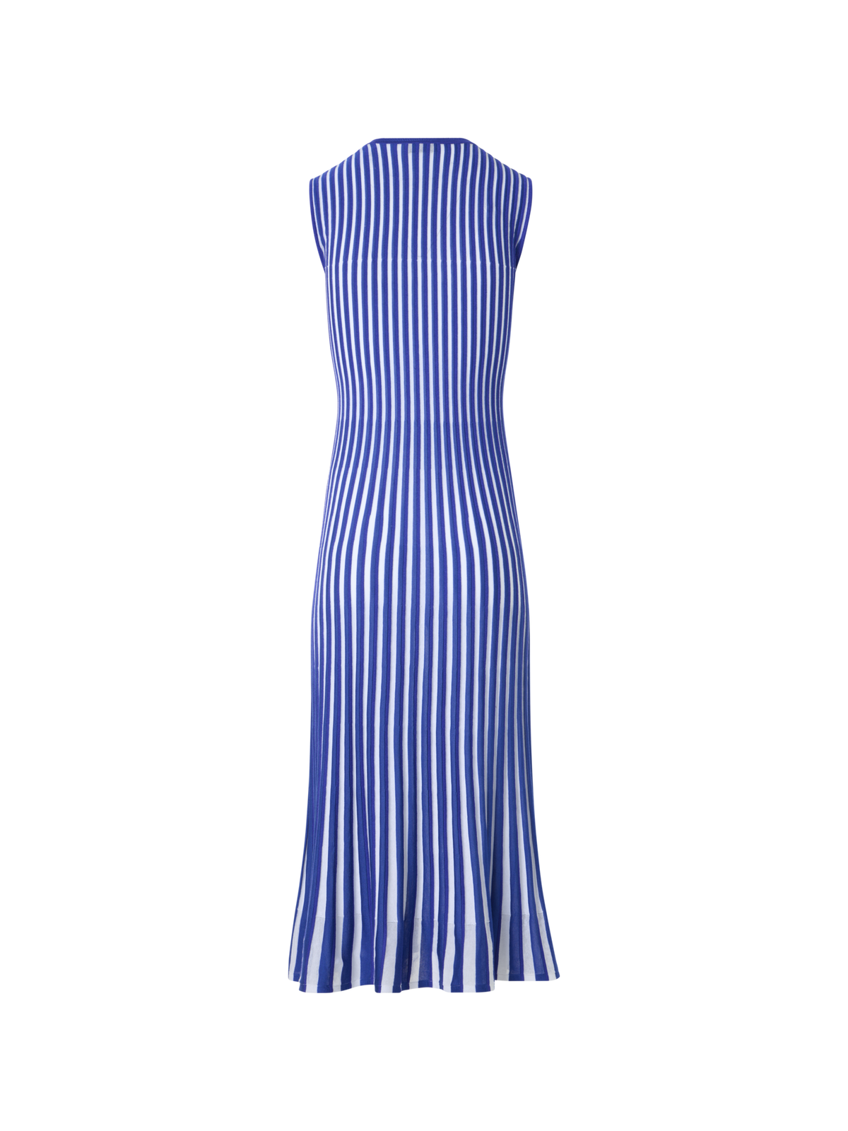 Designer ウールシルクコットン ブレンド ・ドレス - ブルー