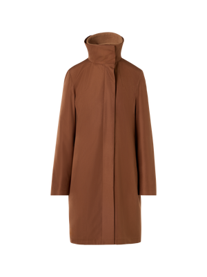 Designer シルクタフタ コート The O'Neill Coat（オニール・コート） - ブラウン