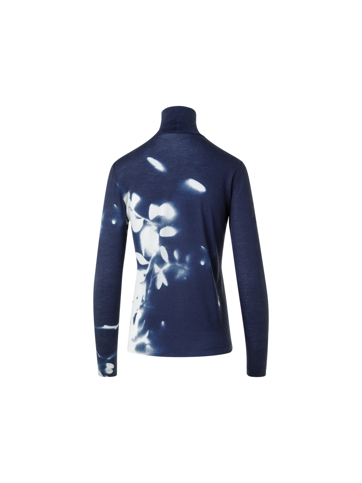 Designer カシミヤシルクジャージー ・Tシャツ - ネイビー - ブルー