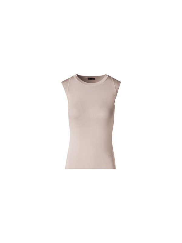 Designer シルクストレッチ ・ニットトップ