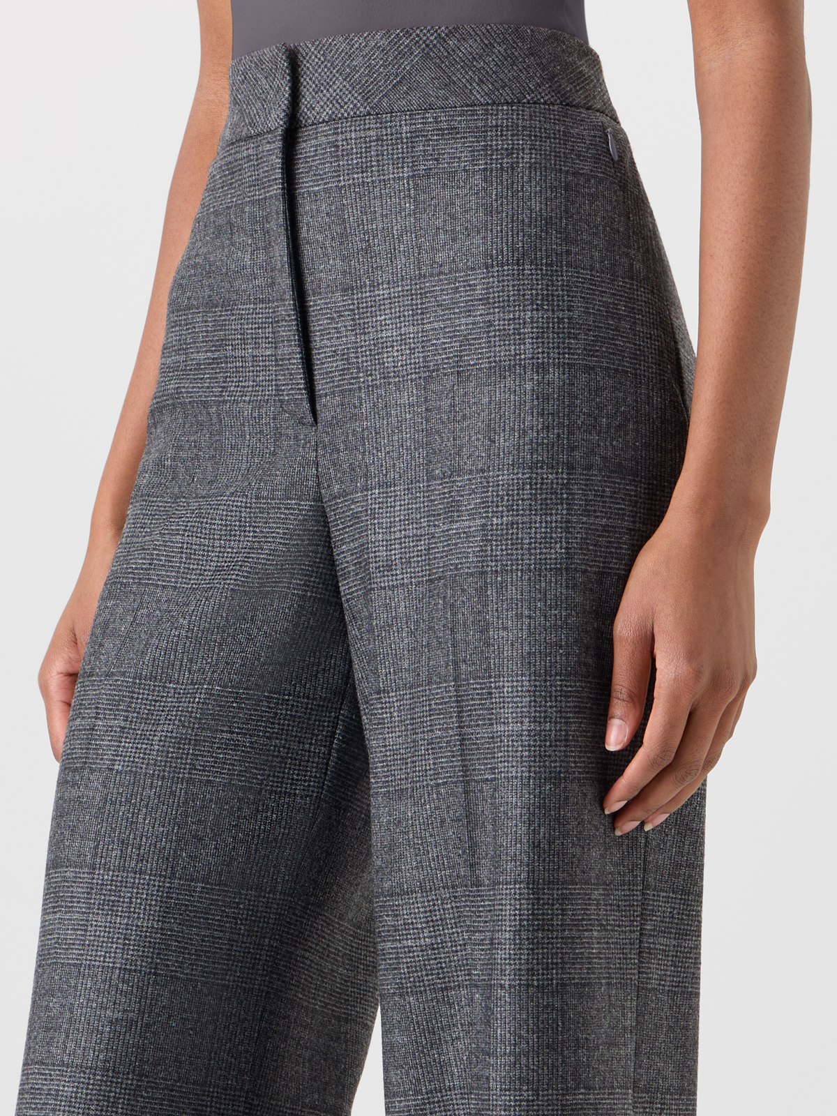 Designer ウールストレッチフランネル パンツ The Fior Pants（フィオール・パンツ - グレー - ブラック 