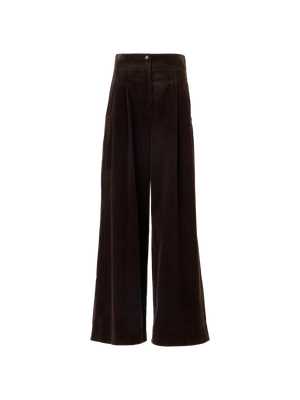 Designer コットンコーデュロイ パンツ The Florence Pants（フローレンス・パンツ） - ブラウン