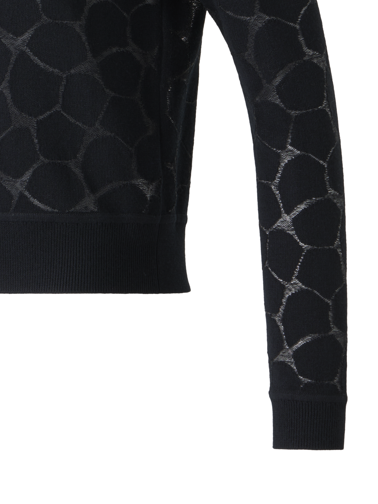 Designer ウールシルク ・ニットカーディガン