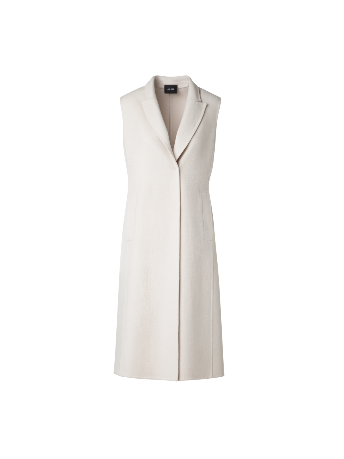 Designer ウールダブルフェイス・コート - エクリュ - ホワイト