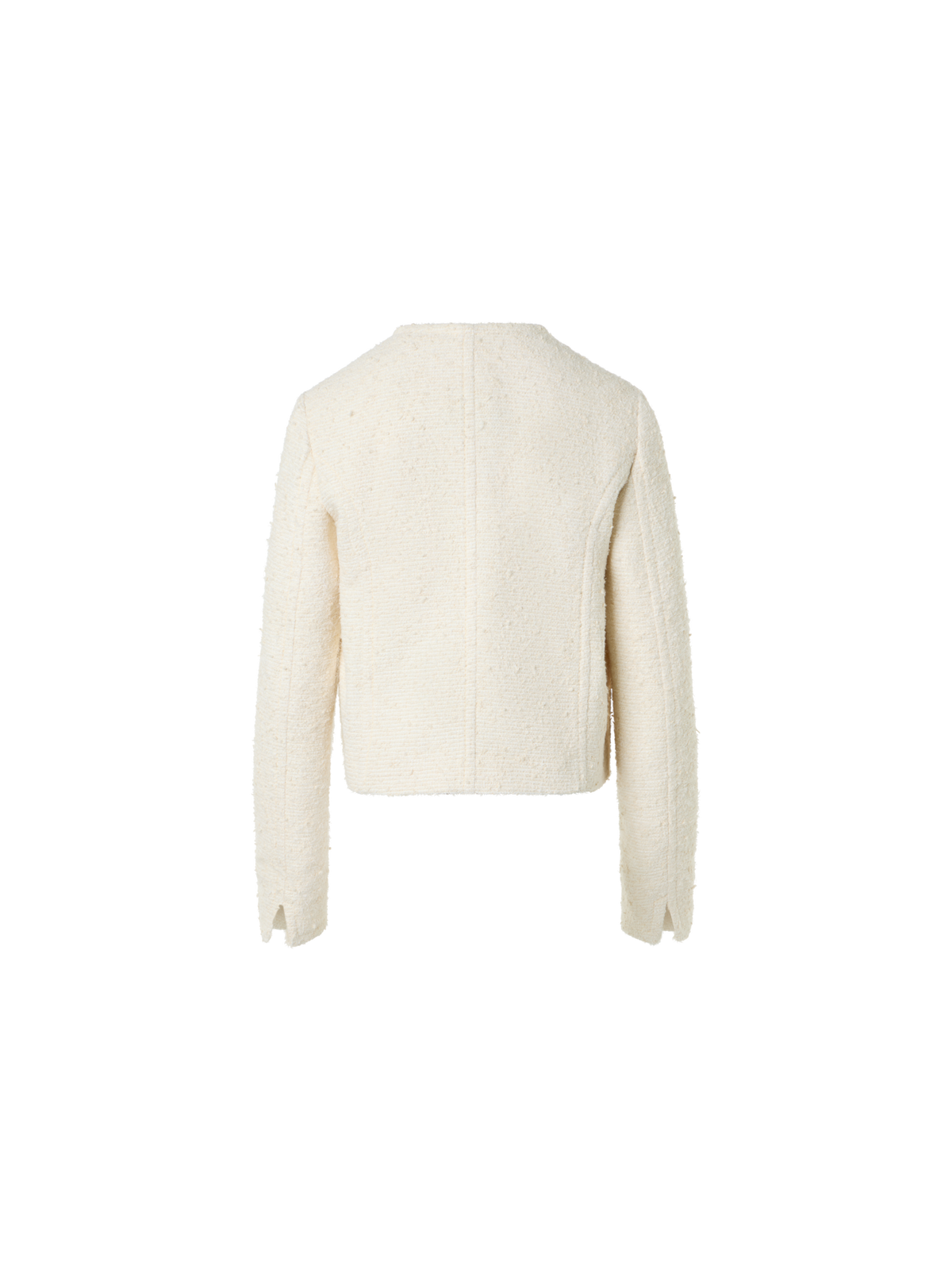 Designer コットンブレンドサマーブークレ ・ジャケット - エクリュ