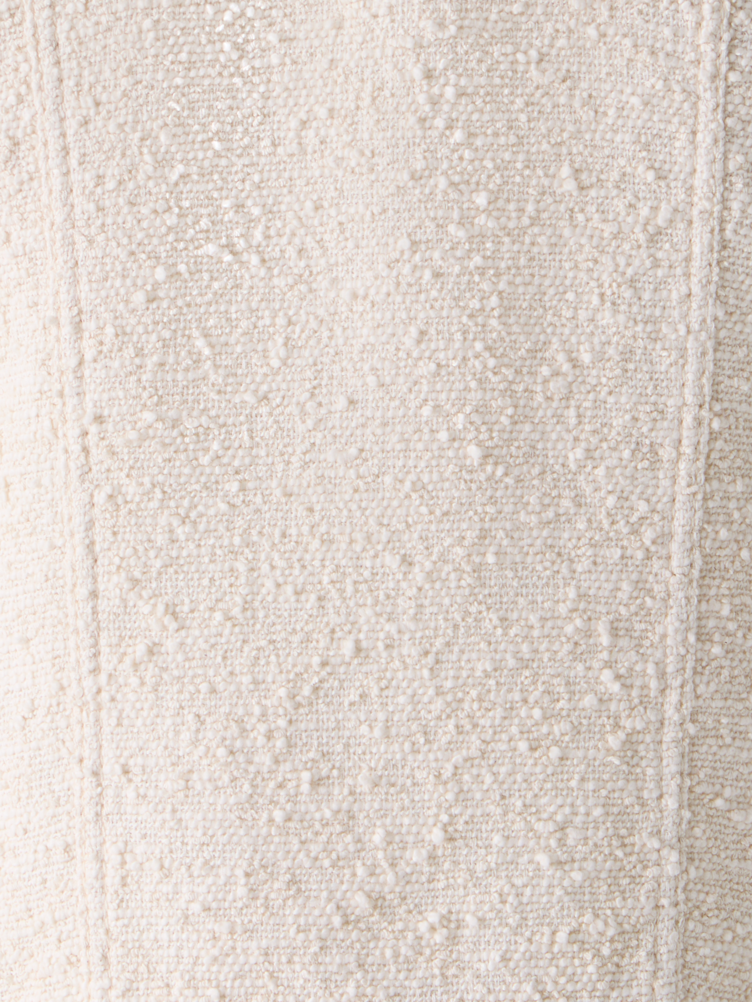 Designer コットンブレンドサマーブークレ ・ジャケット - エクリュ