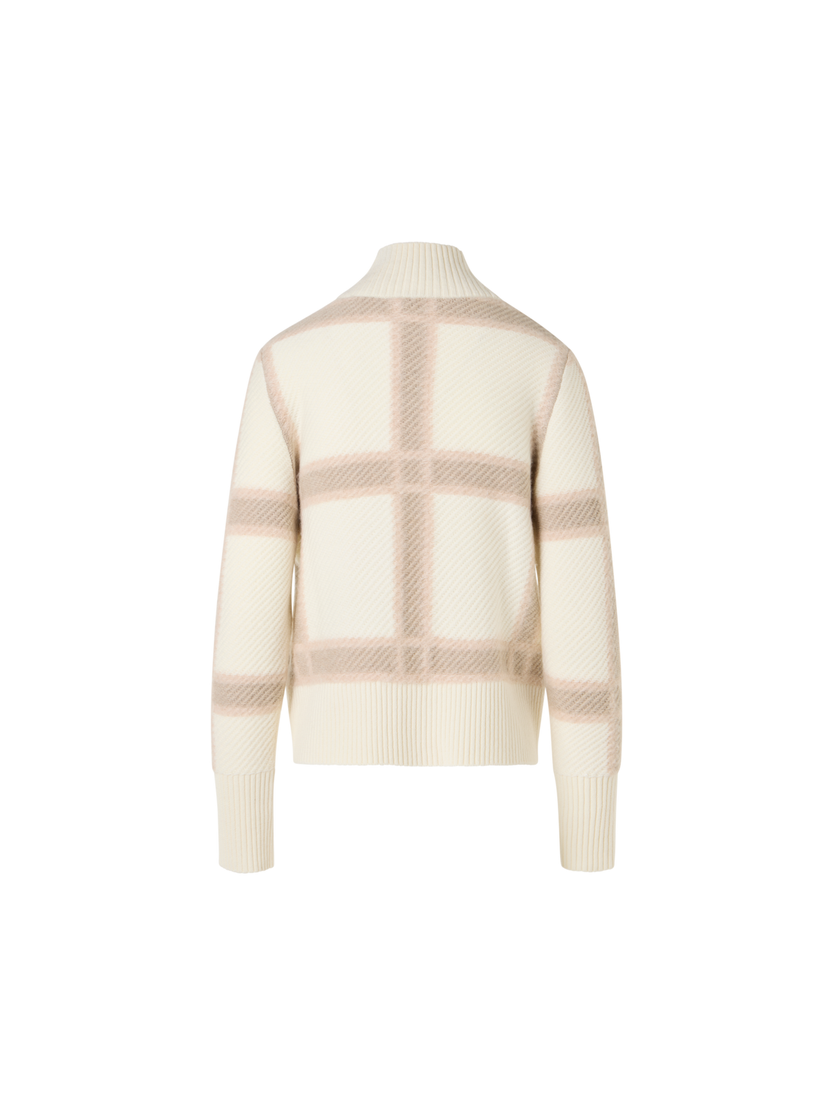 Designer ウールカシミヤ ニットプルオーバー - エクリュ
