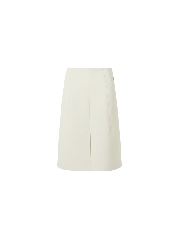 Designer ストラクチャードコットンダブルフェイス ・スカート
